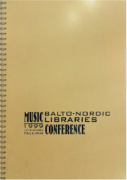 Balto-Nordic conference cover