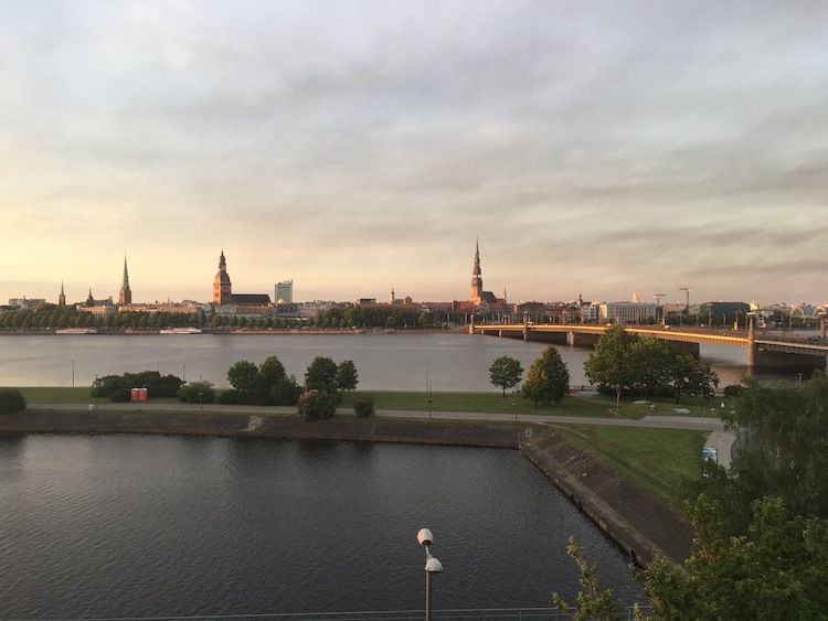 Riga skyline by Antony Gordon