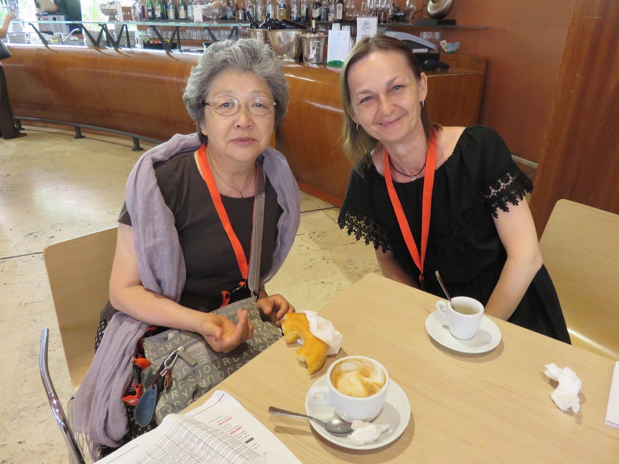 Yasuko Todo and Marianna Zsoldos, photo by Zsoldos