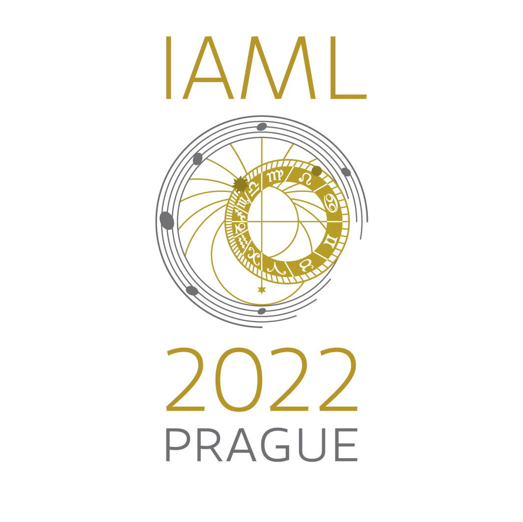 The logo for the IAML Congress in Prague 2022