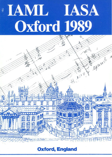 Oxford conference programme, 1989