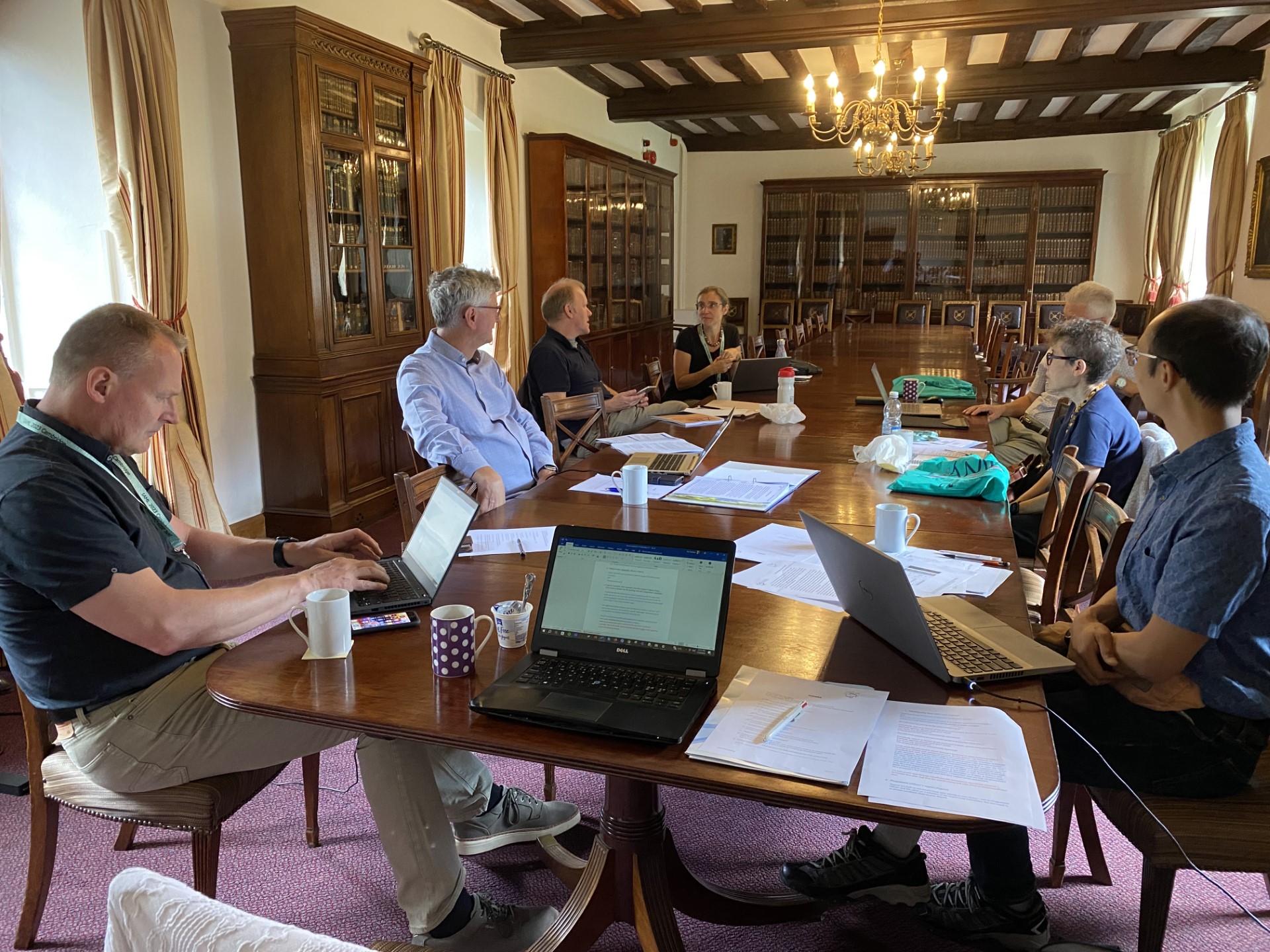 The Board meeting in Cambridge