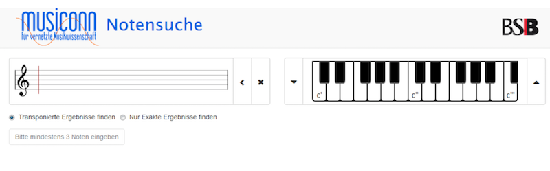 Logo and search interface of Bavarian State Library's OMR project