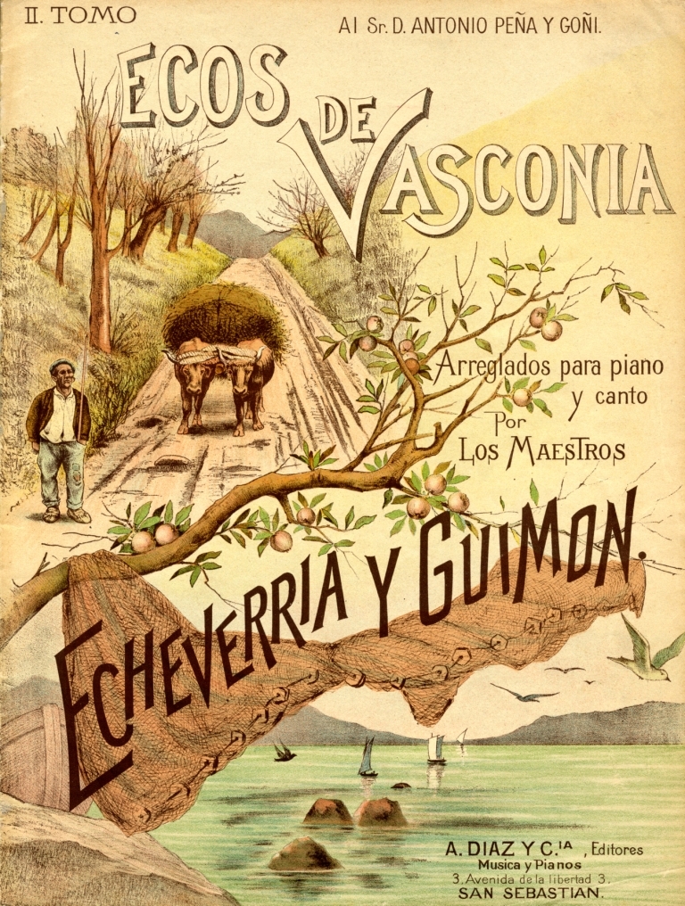 Ecos de Vasconia – Collection o f popular songs edited form 1893
