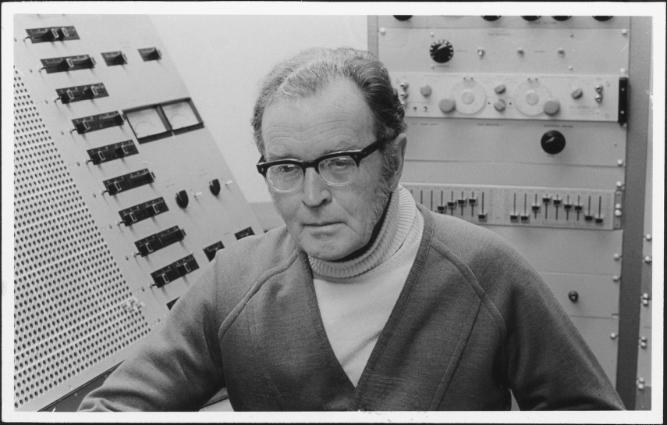 Photograph of Douglas Lilburn Photograph of Douglas Lilburn