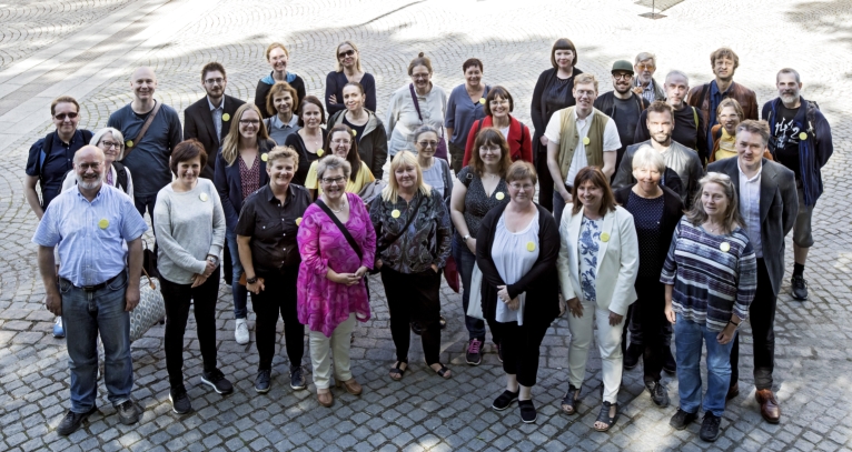 Group photo at Mark the Music