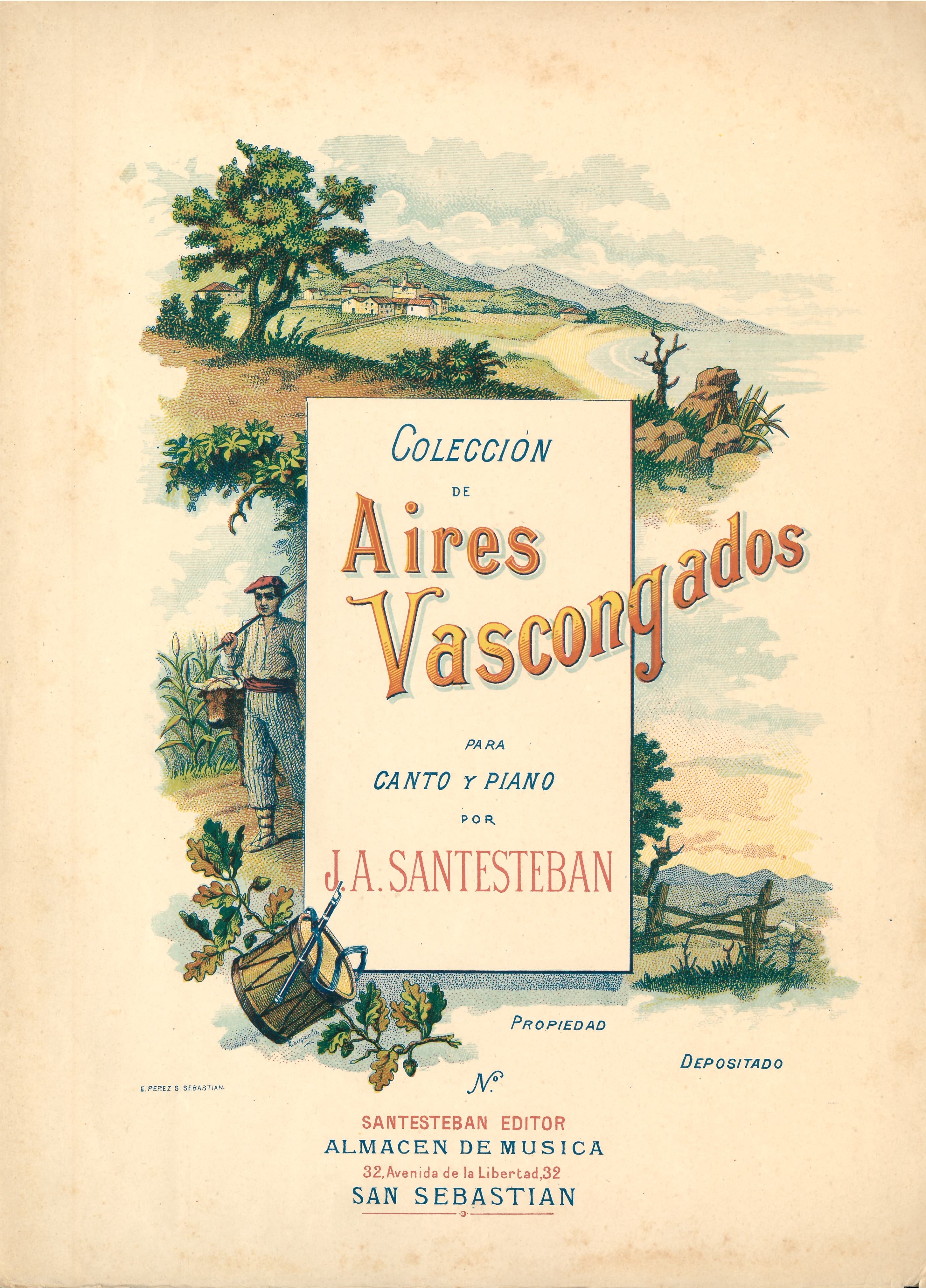 Santesteban - Collection of traditional songs edited from 1862
