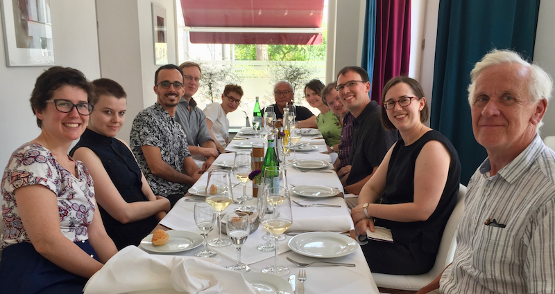 Photo of attendees at the SIMSSA XV workshop lunch