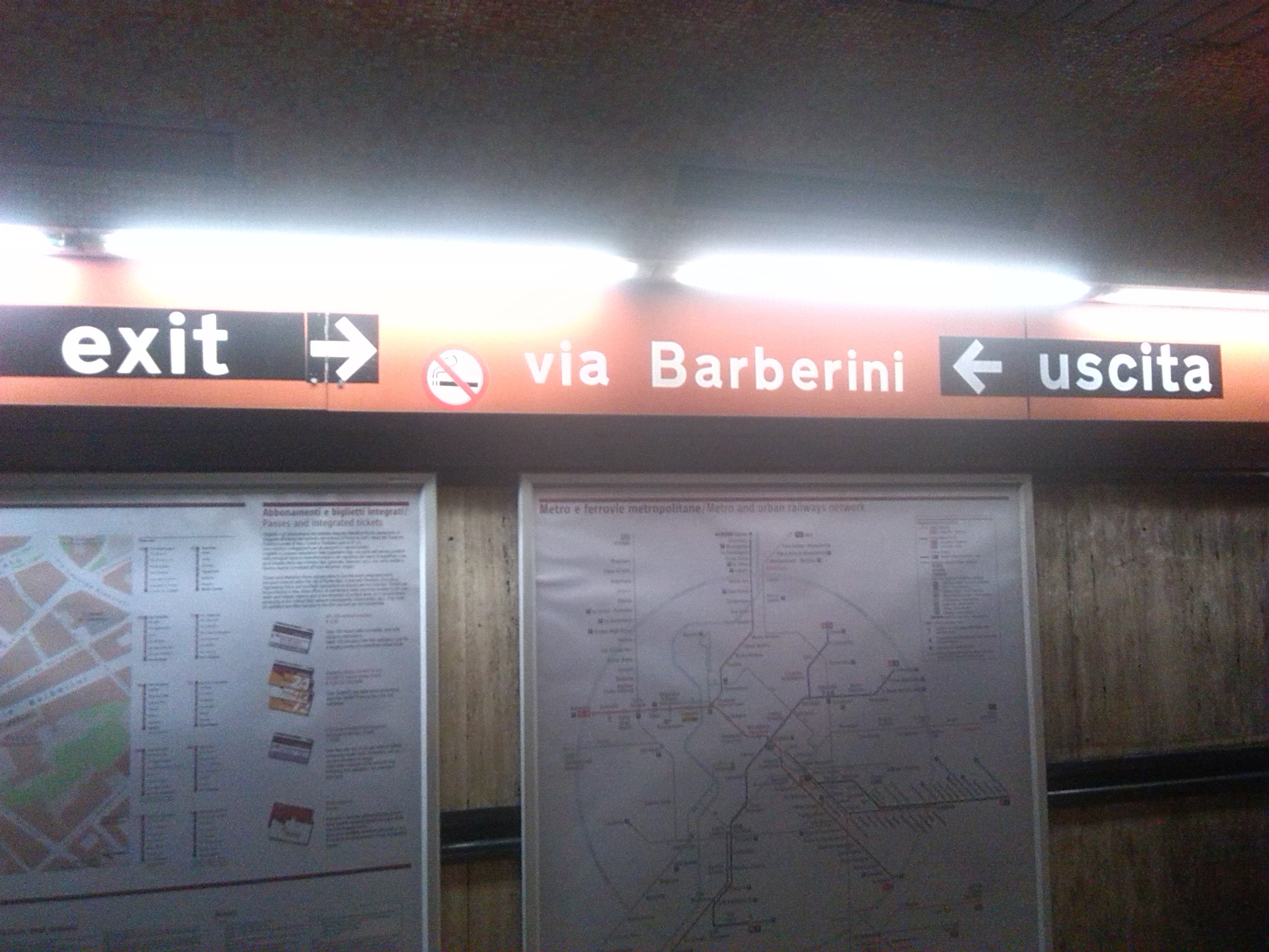 Exit in Rome