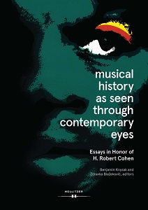 The cover of the Festschrift, "Musical History as seen through Contemporary Eyes"