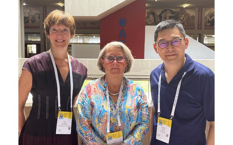 Photo 1. From left to right: Kate van Orden, Pia Shekhter and Daniel K. L. Chua (photo courtesy of Pia Shekhter)