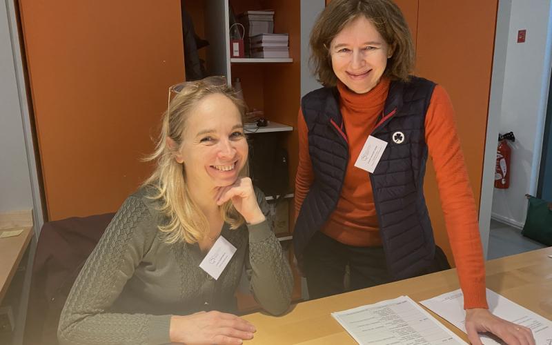 Linda Humphreys (left) and Isabelle Gauchet Doris | © Pia Shekhter