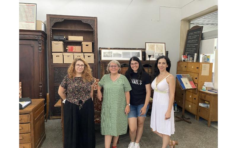 Photo 9. From left to right: Nikolaia Krasaki, Pia Shekhter, Silia Papachatzopoulou and Stella Kourmpana (image courtesy of Pia Shekhter)