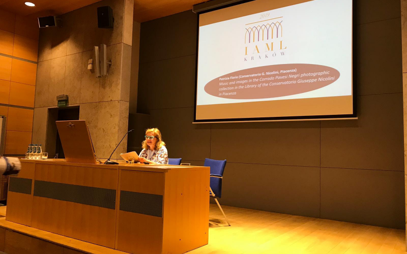 Patrizia Florio's presentation "Music and images in the Corrado Pavesi Negri photographic collection in the library of the Conservatorio Nicolini  Patrizia Florio (Conservatorio Nicolini di Piacenza)"