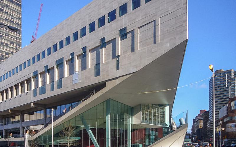 Juilliard School, Alice Tully Hall Lobby (credits: Paul Masck)